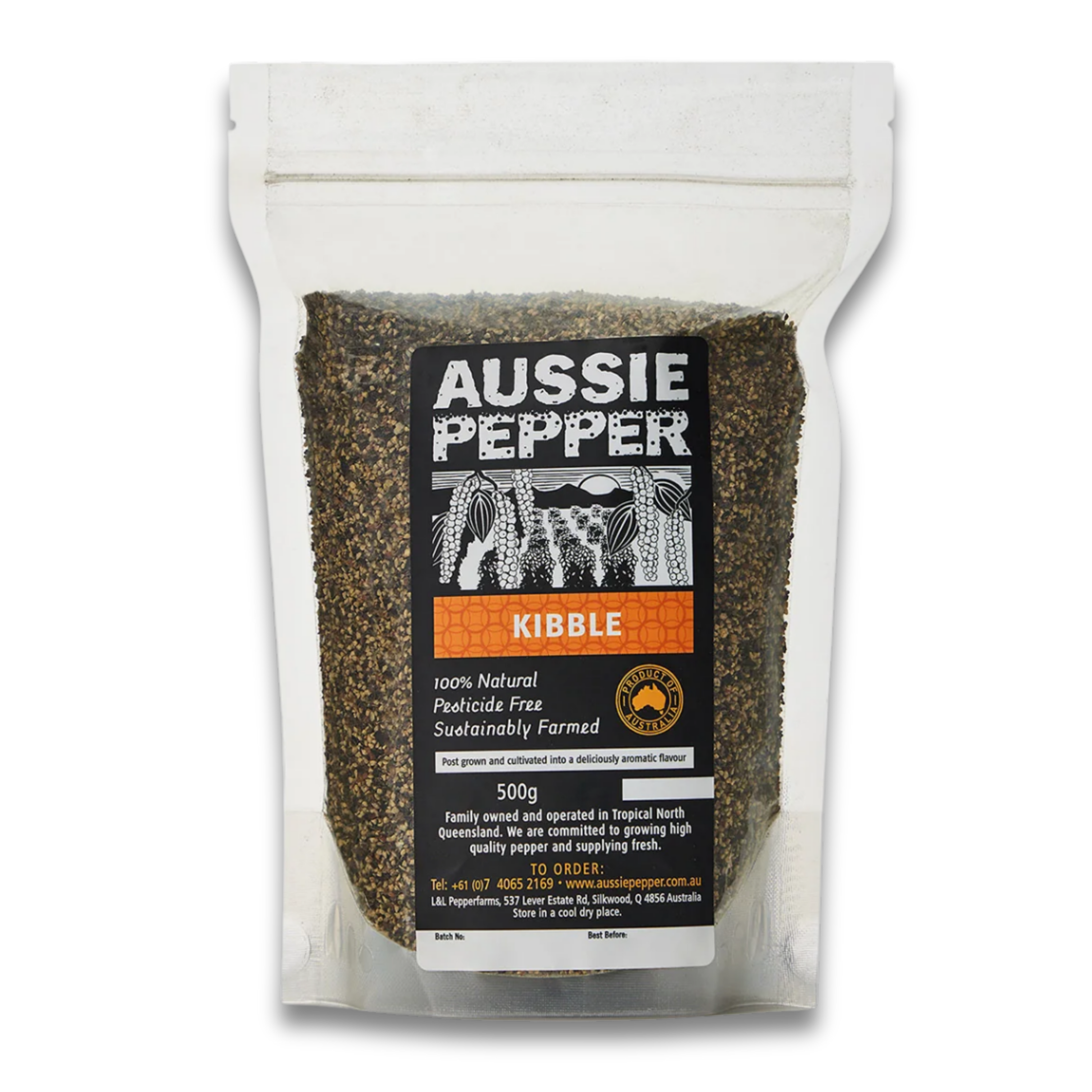 Aussie Pepper, Kibble Bundle - 85g Shaker + 500g Bag