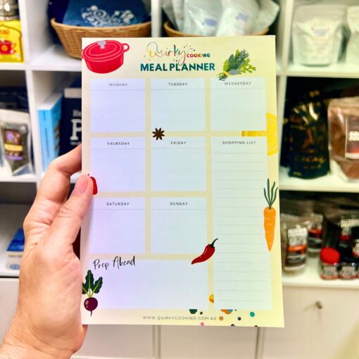 Quirky Cooking Weekly Meal Planner Notepad