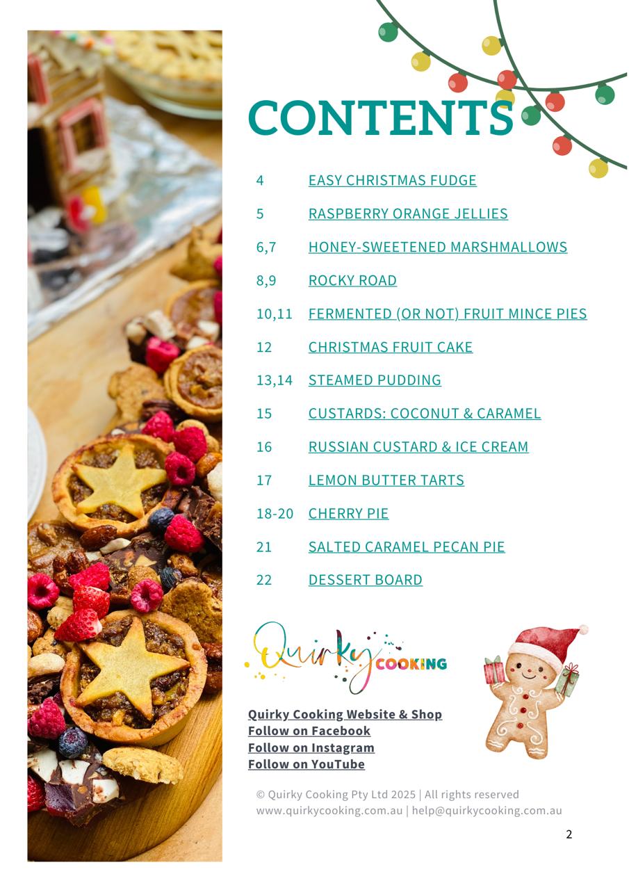 Quirky Cooking Christmas eBook, Whole-Food Recipes for CELEBRATING!