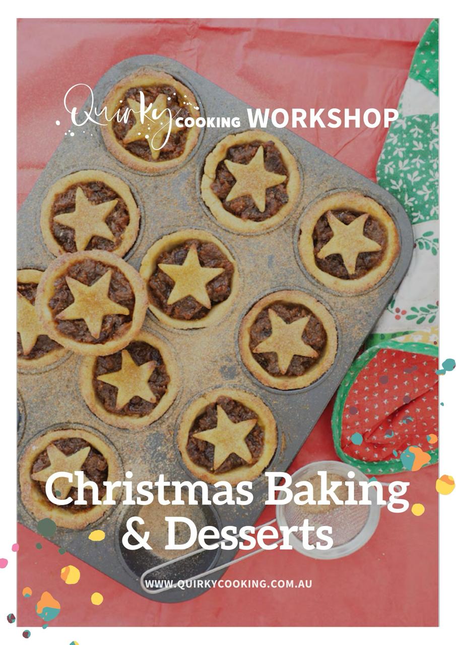 Christmas Baking &amp; Desserts eBook, Includes Cook Along Video