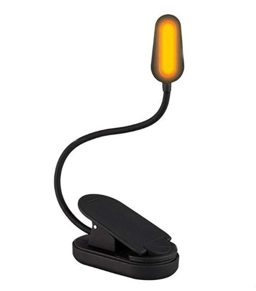 NoBlue Amber Book Light