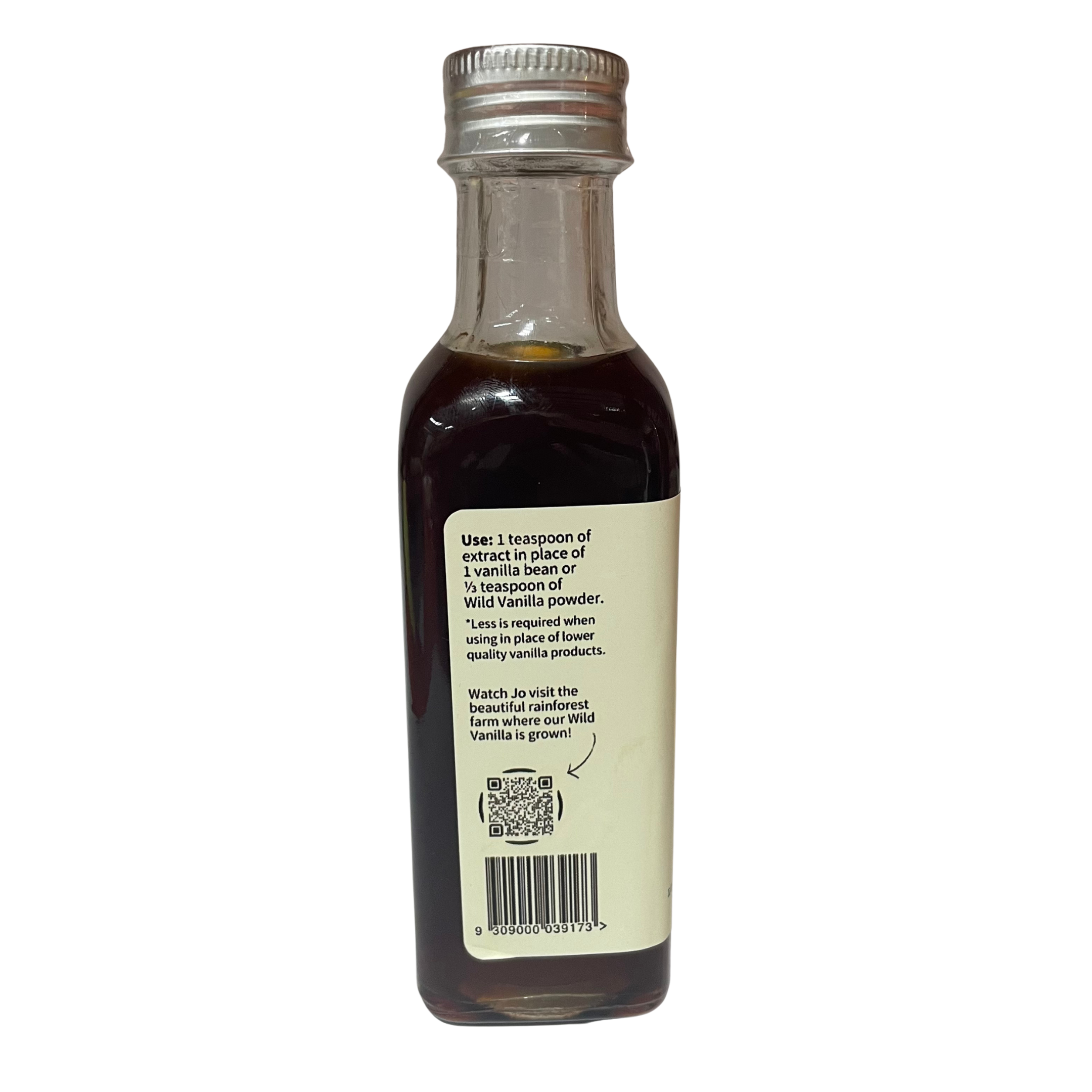 Quirky Cooking, Rainforest-Grown Wild Vanilla Extract, Alcohol Free (100ml)